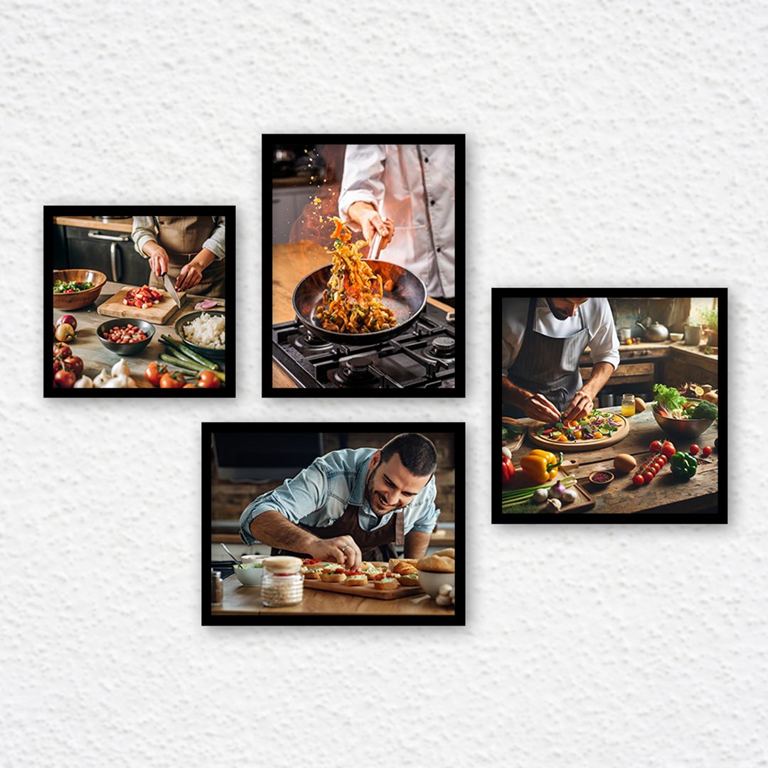 Basefire wall decor frames set with personalized photos
