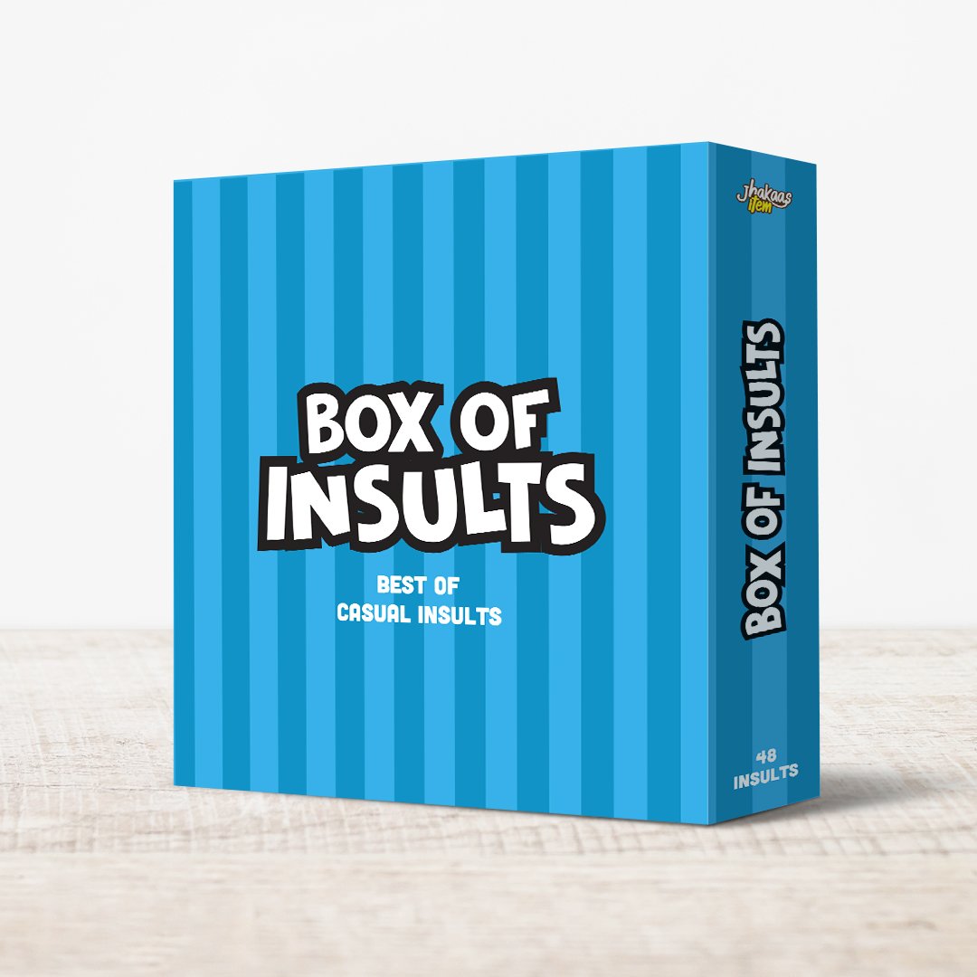 Box of Insults perfect gift for the bestie - Casual Insults