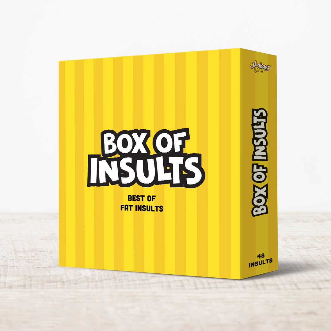 Box of Insults perfect gift for the bestie - Fat Insults