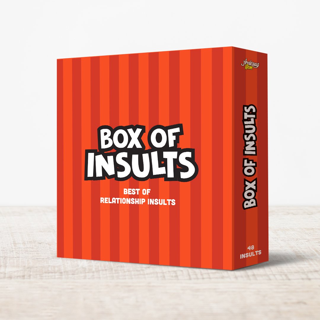 Box of Insults perfect gift for the bestie - Relationship Insults