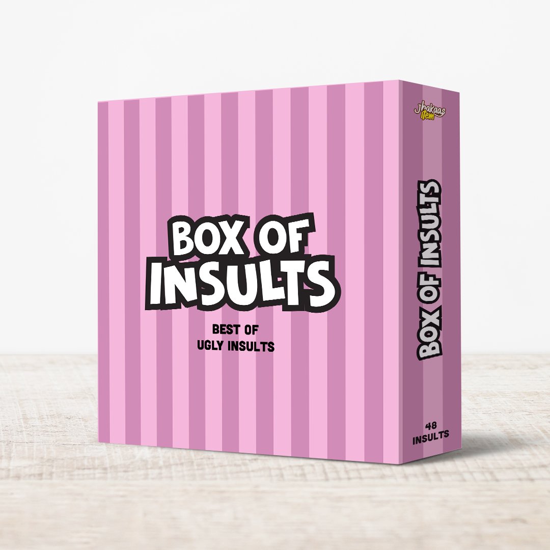 Funny Insult Box - Hilarious Gag Gift for Friends