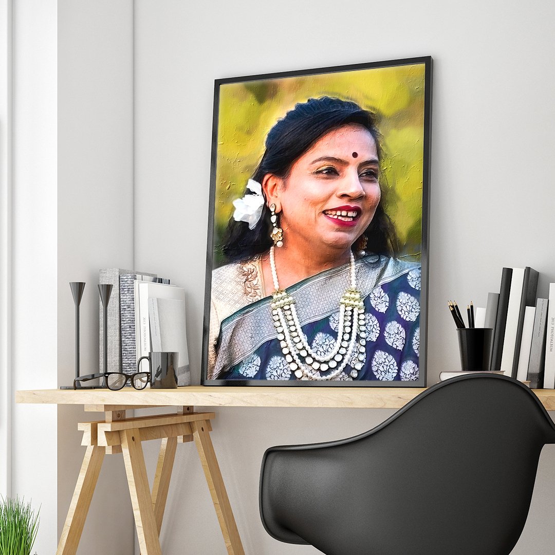 Photo to Digital Painting gift a personalized painting to your loved one