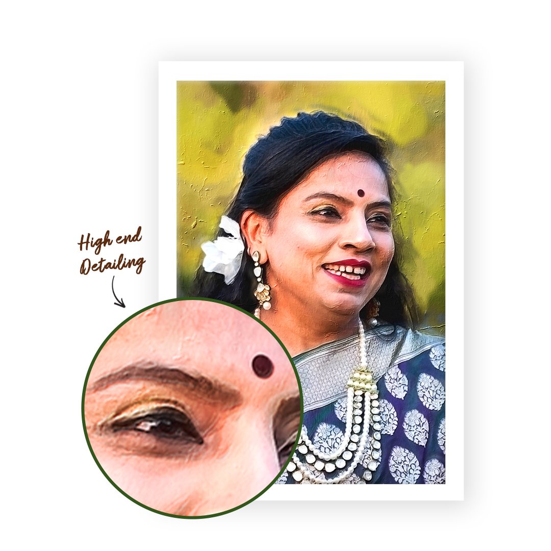 Photo to Digital Painting gift a personalized painting to your loved one