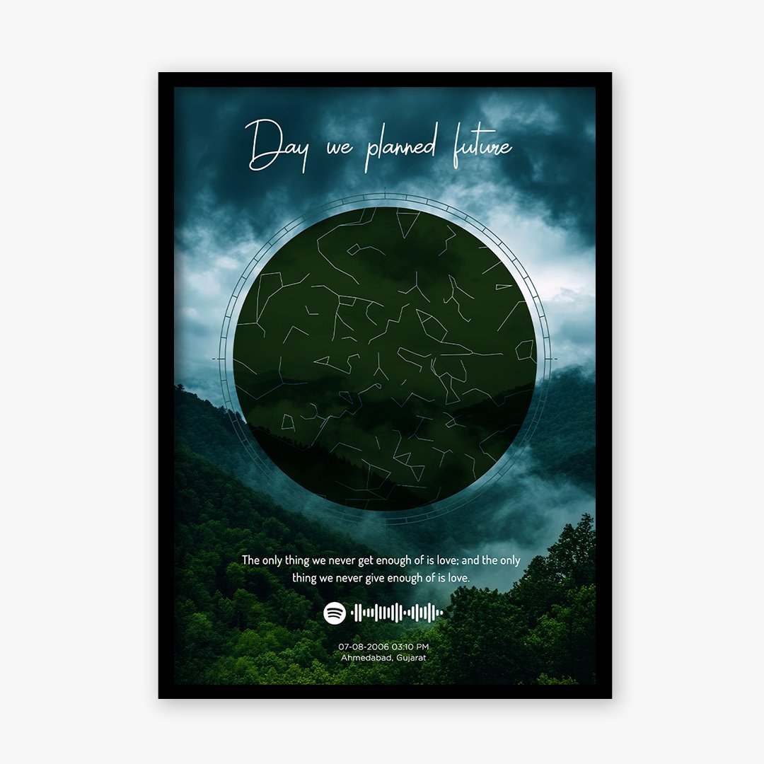 Starmap the best gift for birthday or anniversary for the loving person