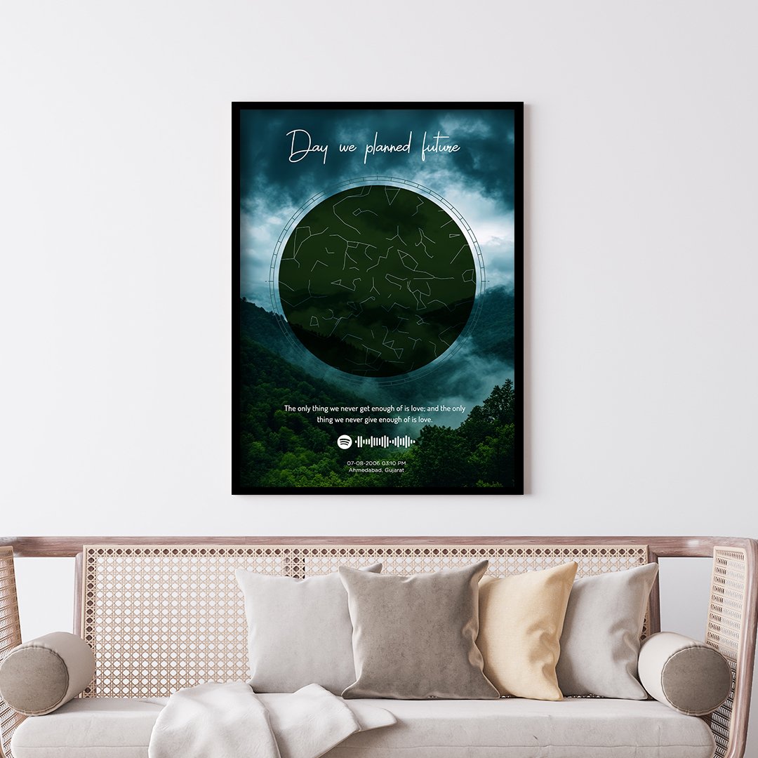 Starmap the best gift for birthday or anniversary for the loving person