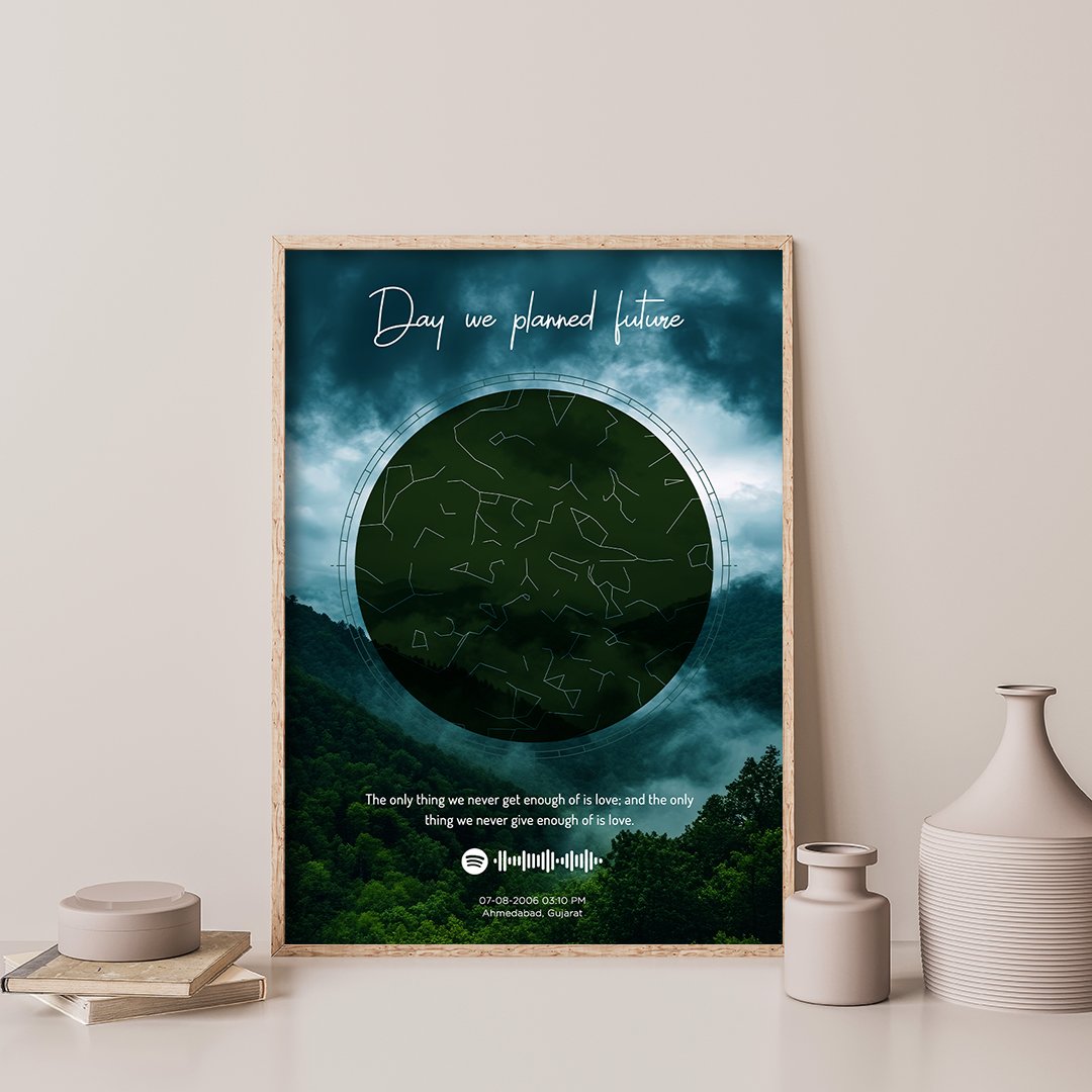 Starmap the best gift for birthday or anniversary for the loving person