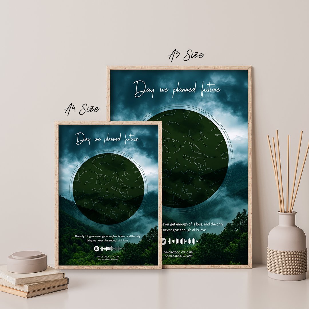 Starmap the best gift for birthday or anniversary for the loving person