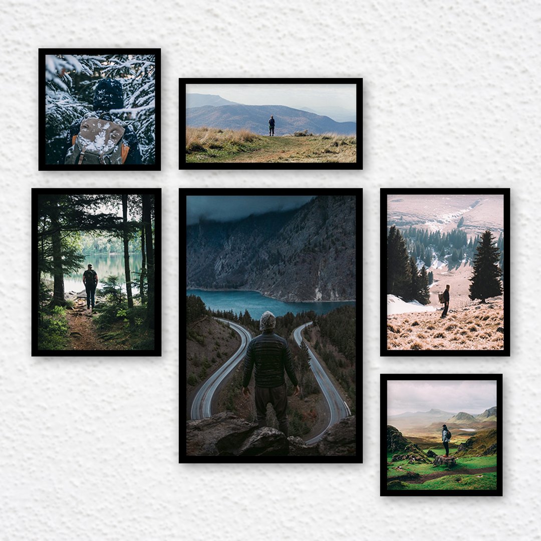 Columbus wall decor frames set with personalized photos