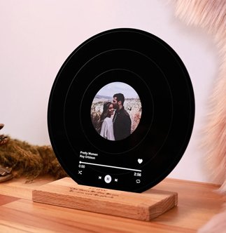 Customized Music Script Frame very creative gift