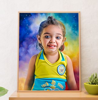 Customized Smudge Digital Painting Portrait