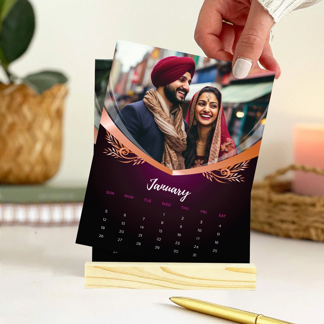 Dark Ecstasy Calendar Customized Photo Memory Calendar