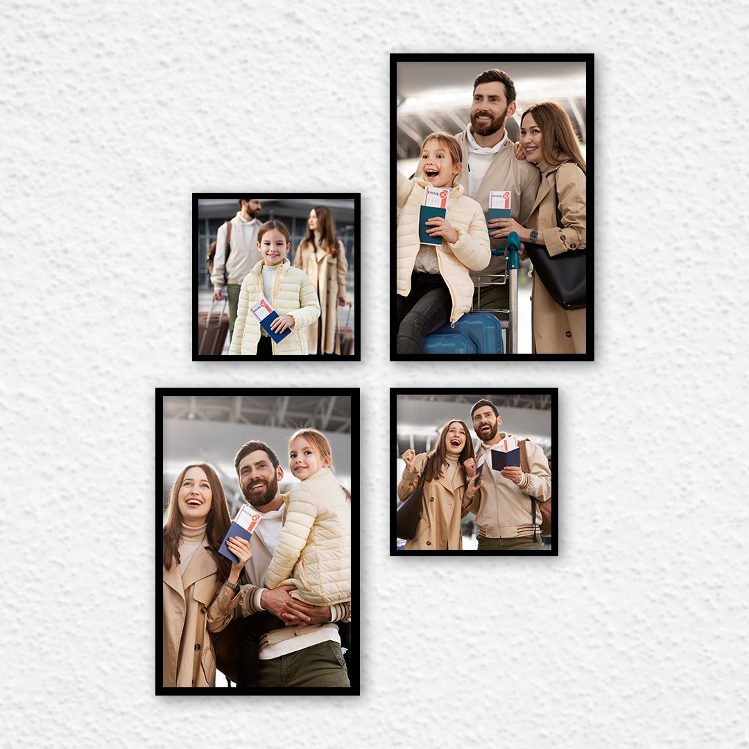 Fundraiser wall decor frames set with personalized photos
