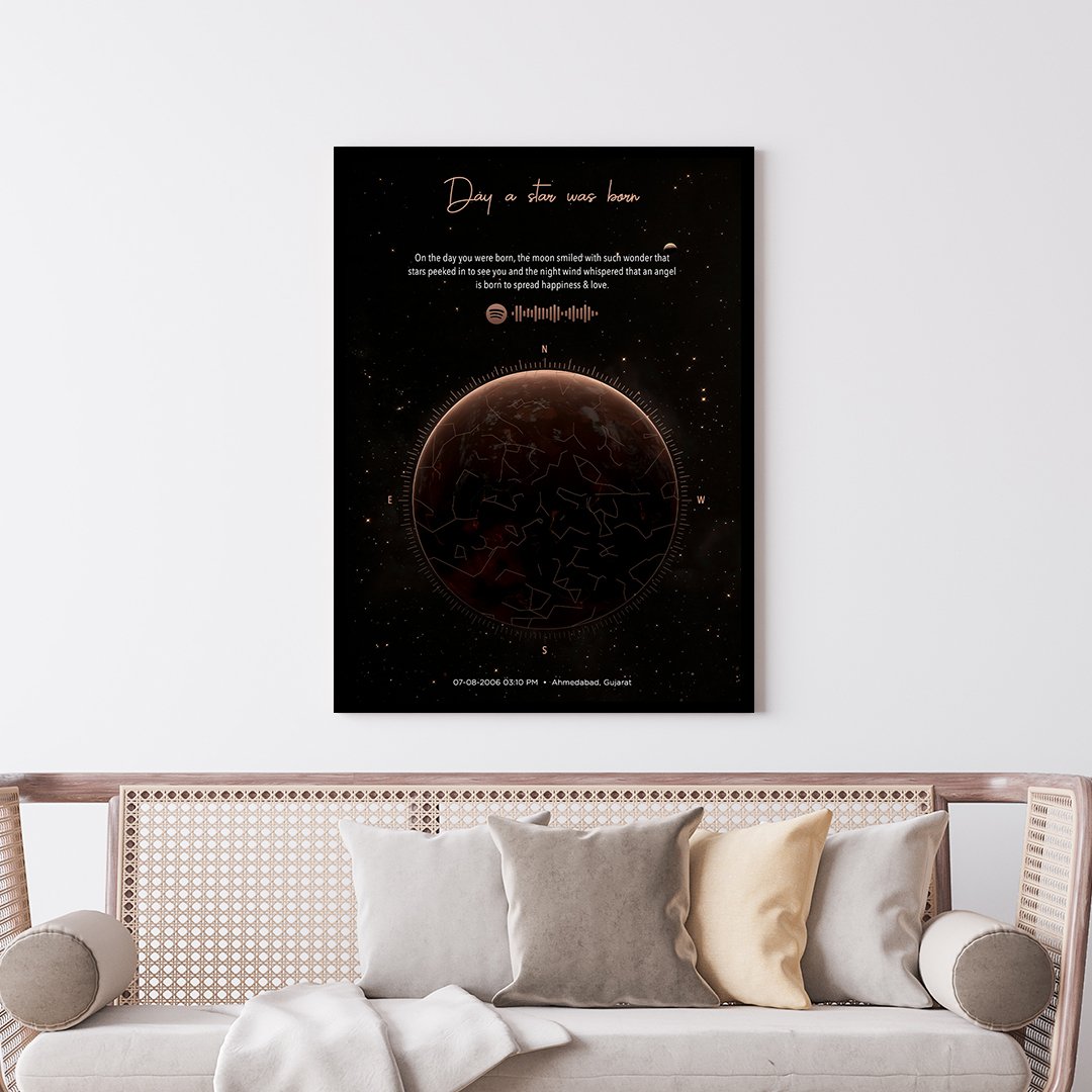 Starmap the best gift for birthday or anniversary for the loving person