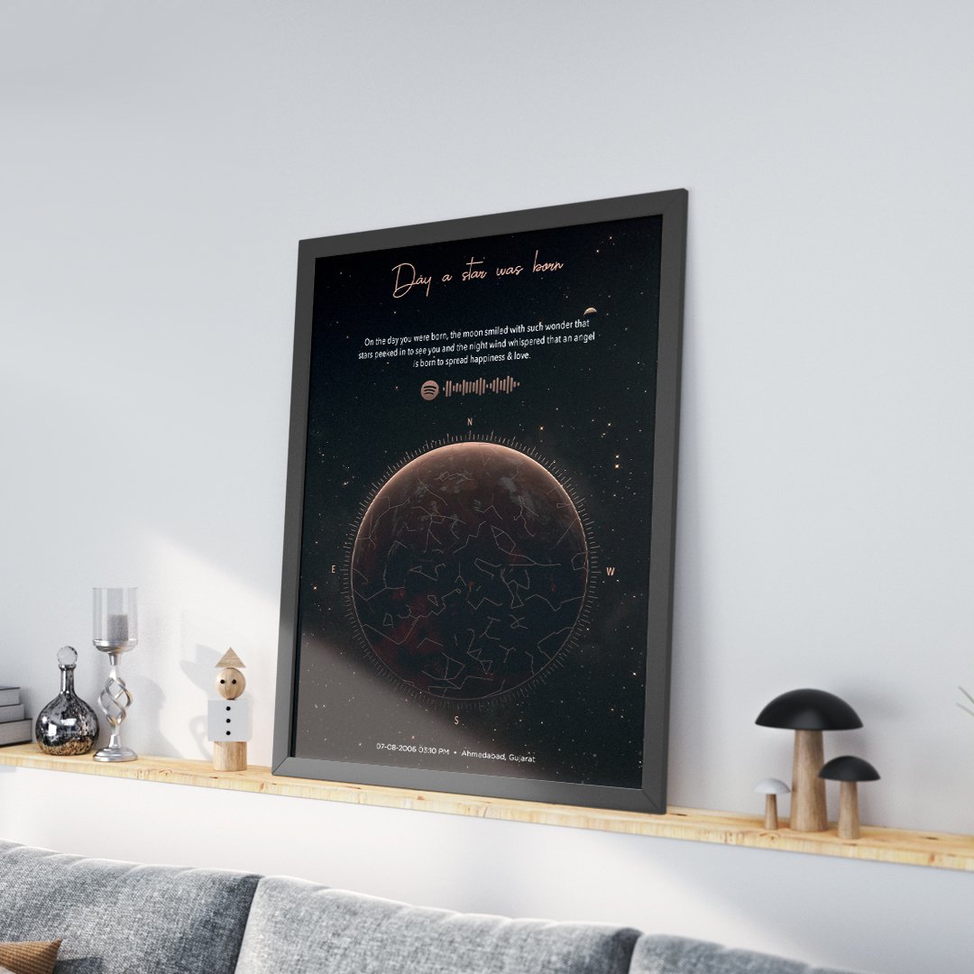 Starmap the best gift for birthday or anniversary for the loving person