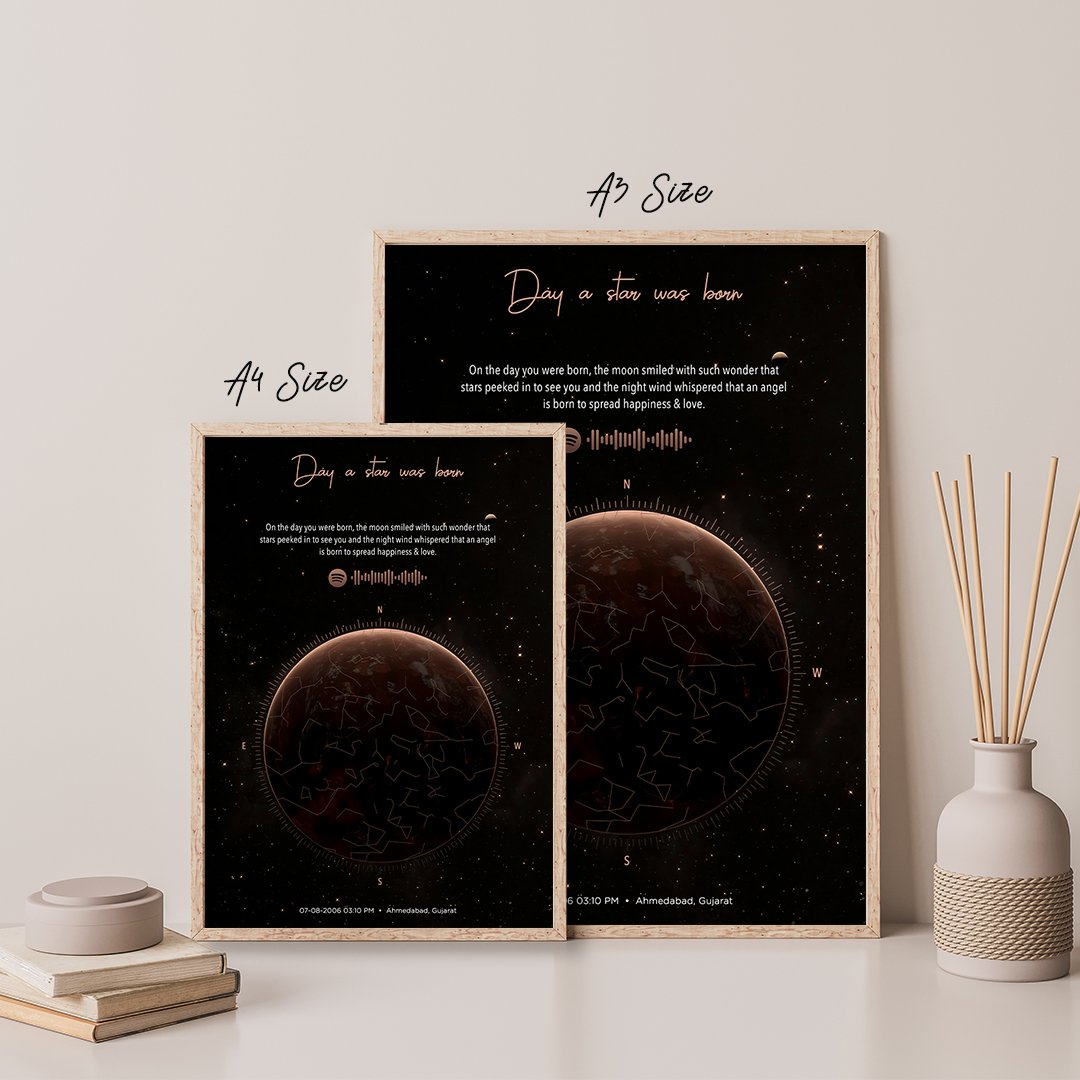 Starmap the best gift for birthday or anniversary for the loving person