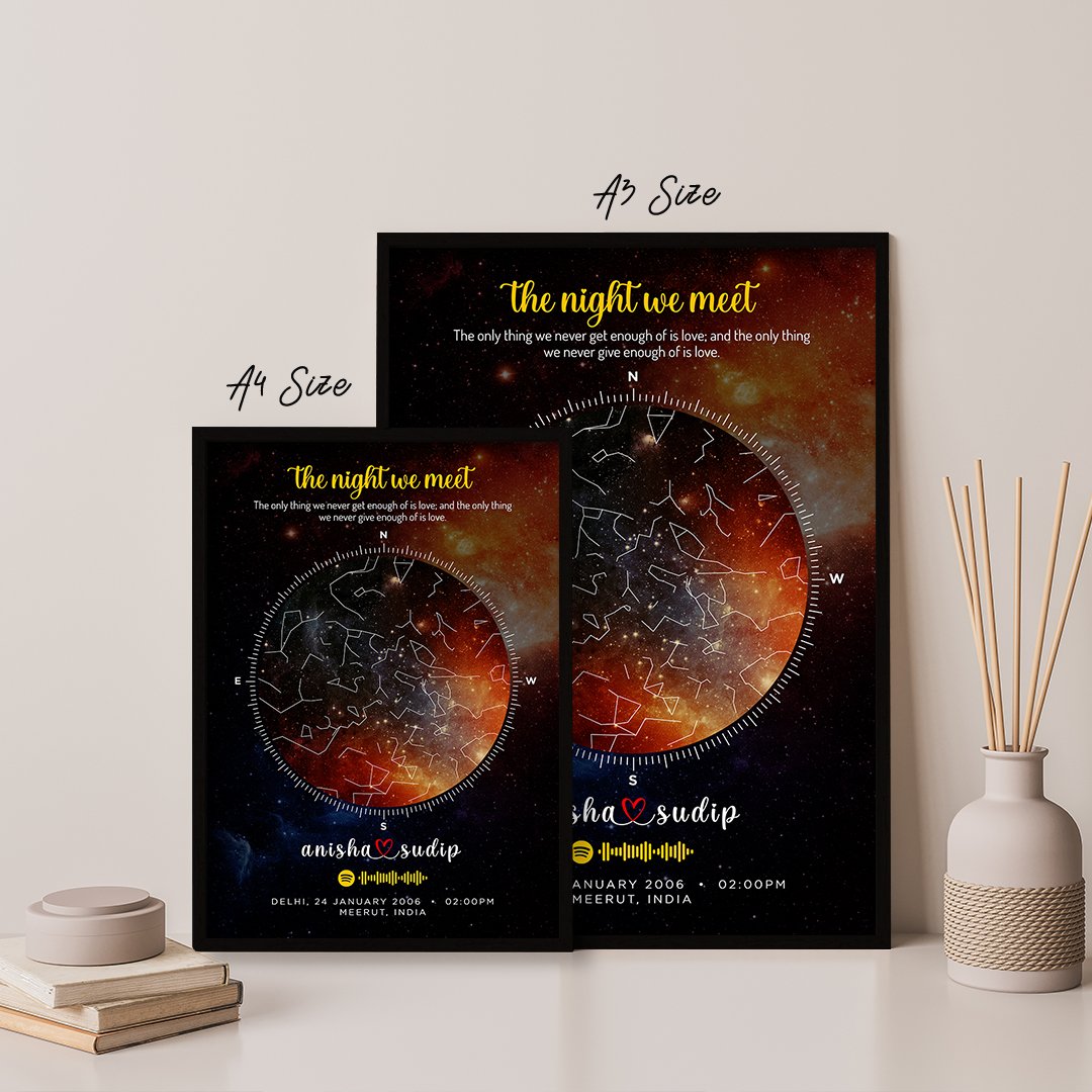 Starmap the best gift for birthday or anniversary for the loving person