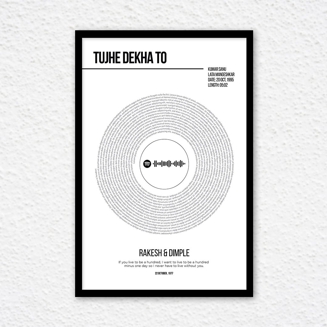 Just Another Song a music script frame showing the lyrics of song and can play the song