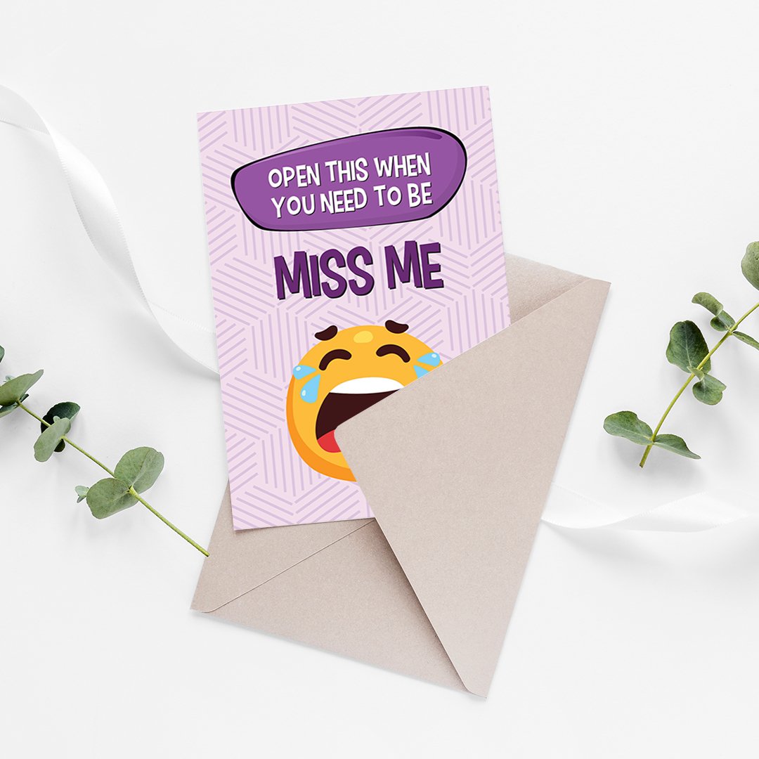 Bring a smile to someones face with the emoji cards for every situations