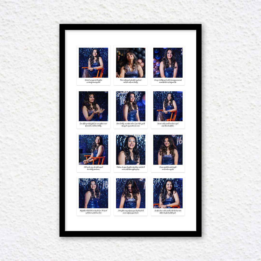Collage Photo Frame for Personalized gifting for birthday or anniversary