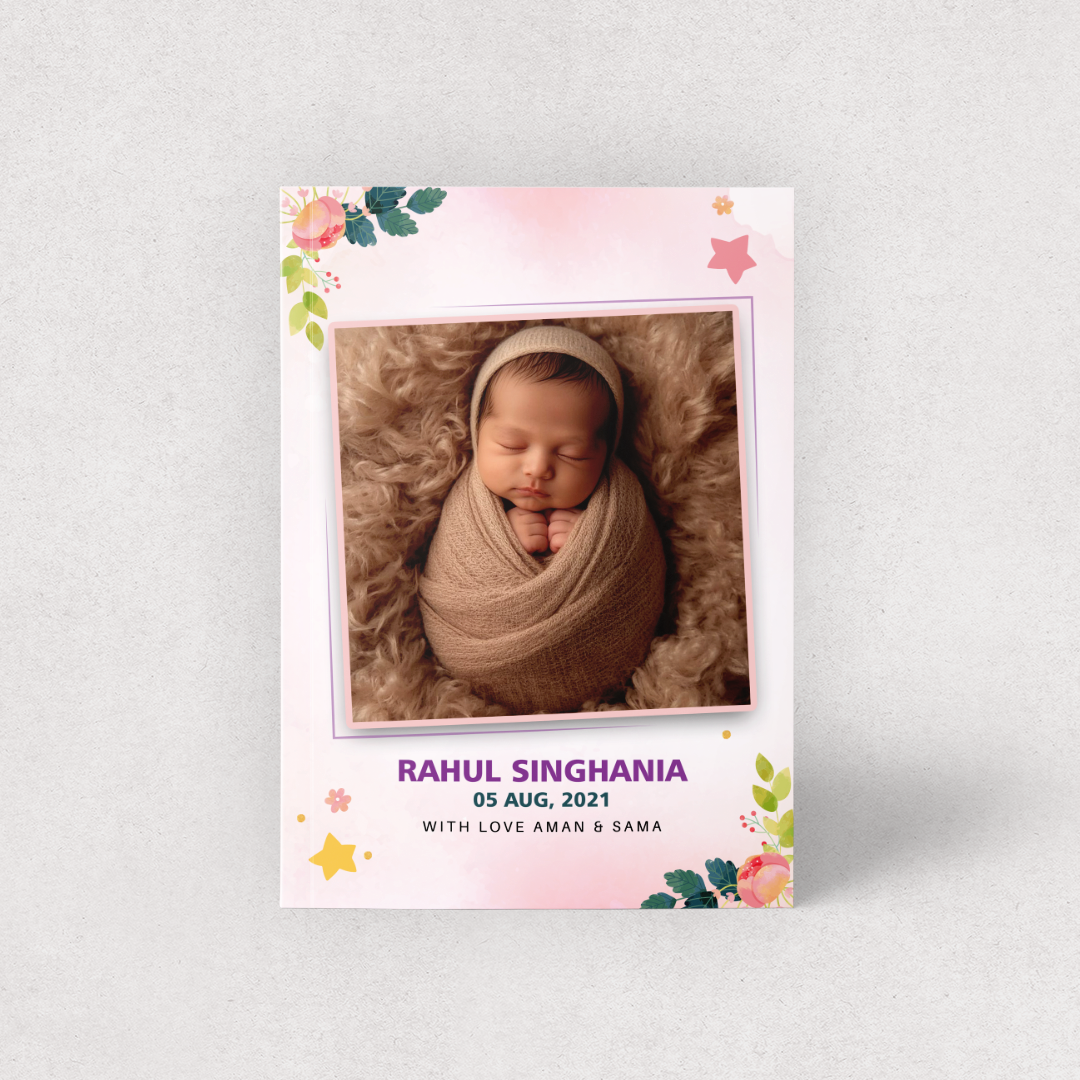 Poppies Baby Album Best Personalized Photo Gift