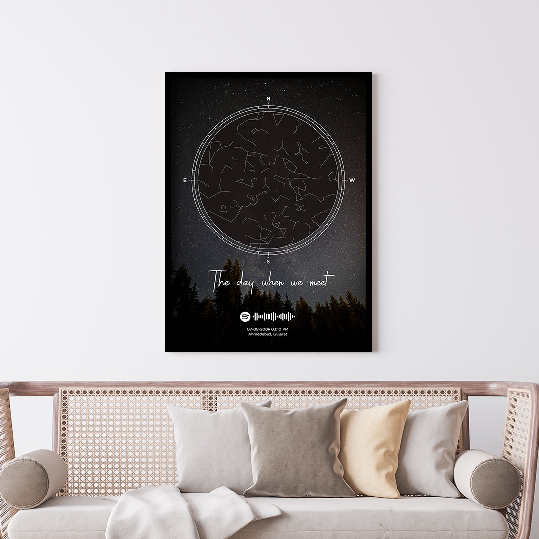 Starmap the best gift for birthday or anniversary for the loving person