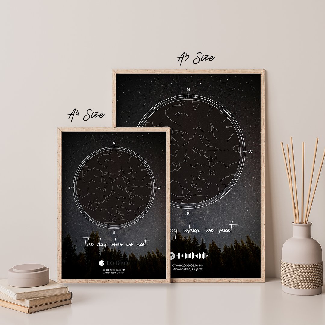 Starmap the best gift for birthday or anniversary for the loving person