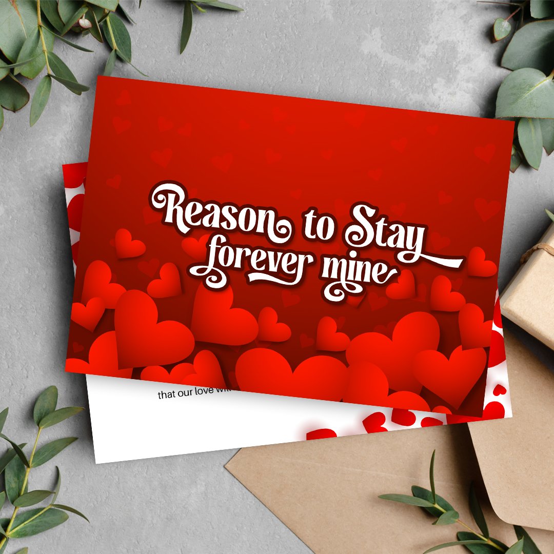 Surprise loved one with 8 reasons to stay with you forever a perfect gift