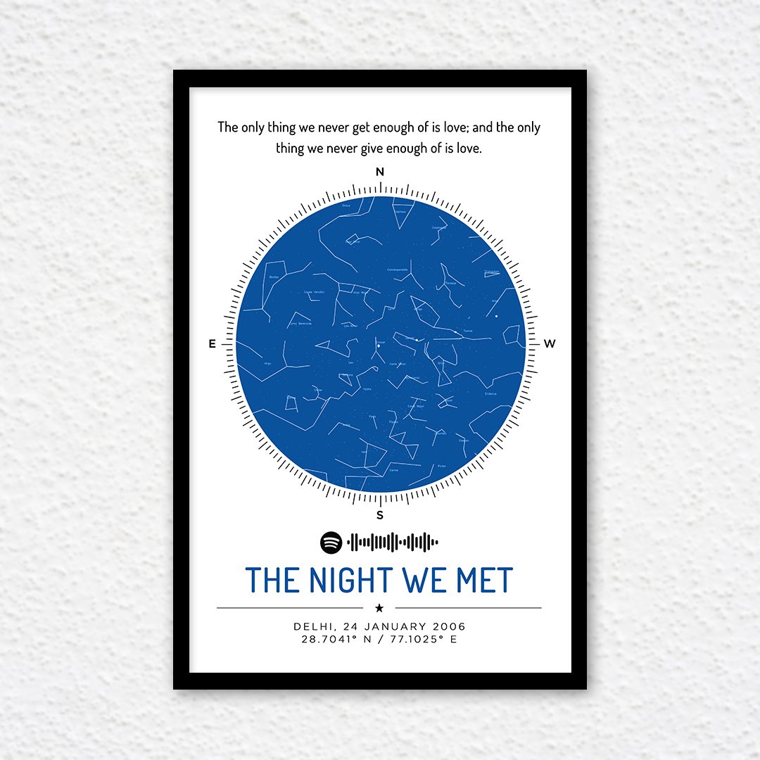Starmap the best gift for birthday or anniversary for the loving person