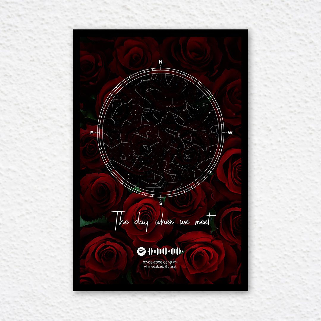 Starmap the best gift for birthday or anniversary for the loving person